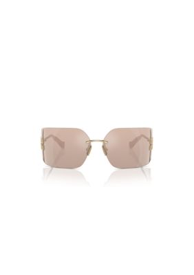 Miu Miu Women's MU54YS Wraparound 80mm Sunglasses