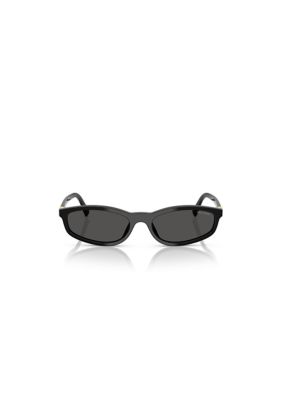 Miu Miu Women's MUA06SF Oval 54mm Sunglasses, Grey