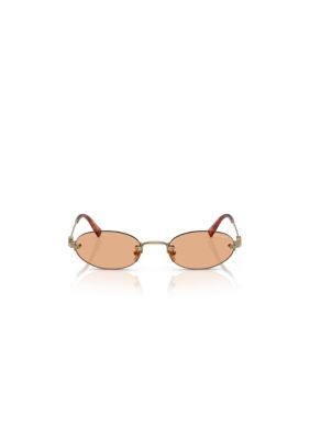 Miu Miu Women's MUA54S Oval 51mm Sunglasses