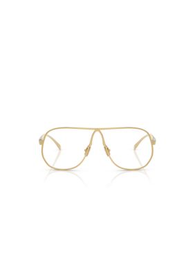 Miu Miu Women's MUA56S Aviator 66mm Sunglasses, Blue