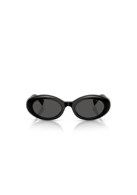 Miu Miu Women's MUB09SF Oval 52mm Sunglasses, Grey