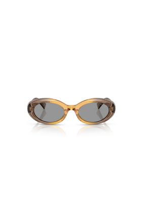 Miu Miu Women's MUB09S Oval 52mm Sunglasses