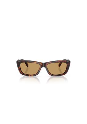 Miu Miu Women's MUB12S Rectangle 56mm Sunglasses