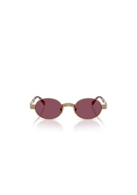 Miu Miu Women's MUB51S Oval 47mm Sunglasses