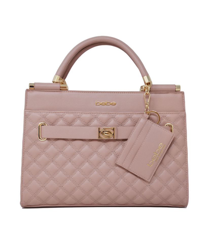 Alex Quilted Satchel With Card Case