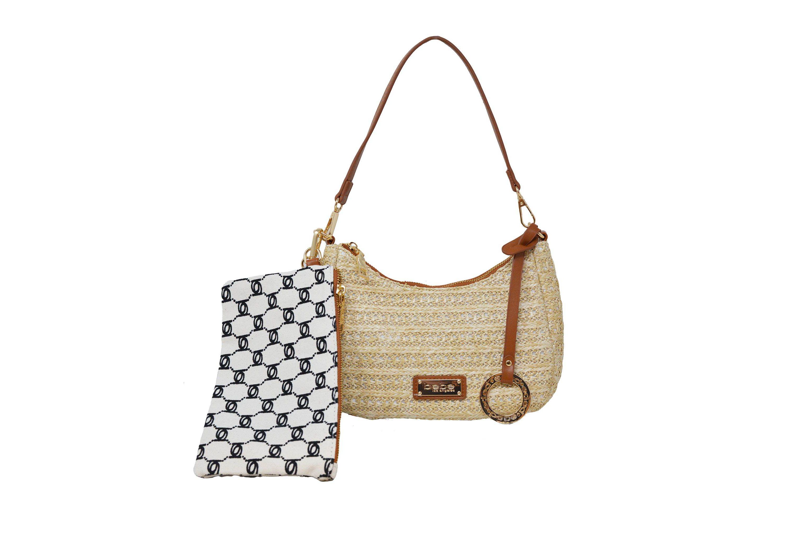 Eva Small Straw Hobo With  Insert