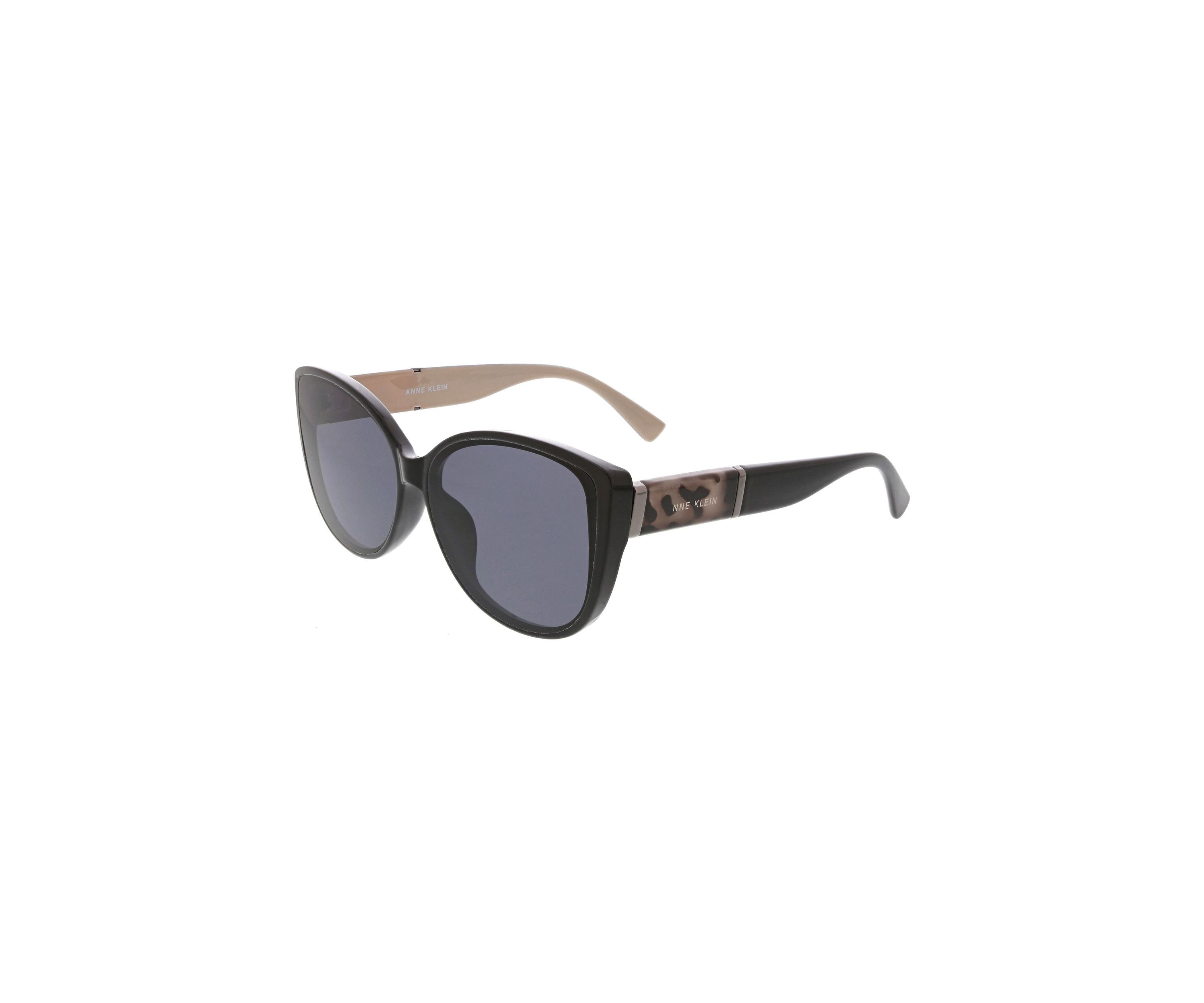 Rounded Modern Cat Eye Sunglasses with Metal Bar Decos 