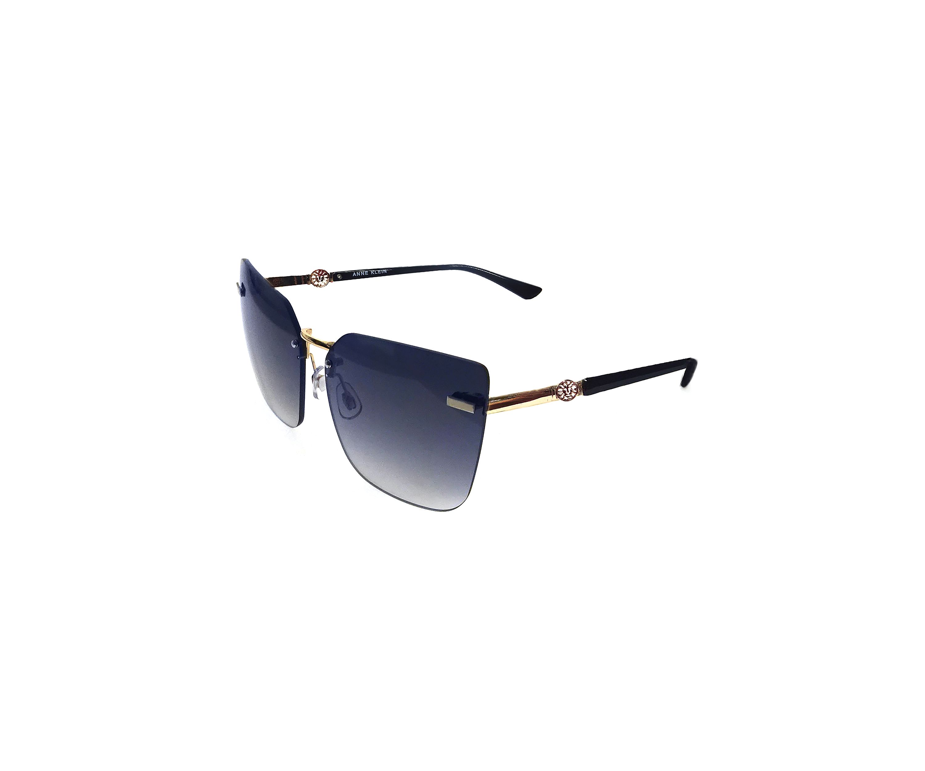Rimless Butterfly Square Sunglasses 