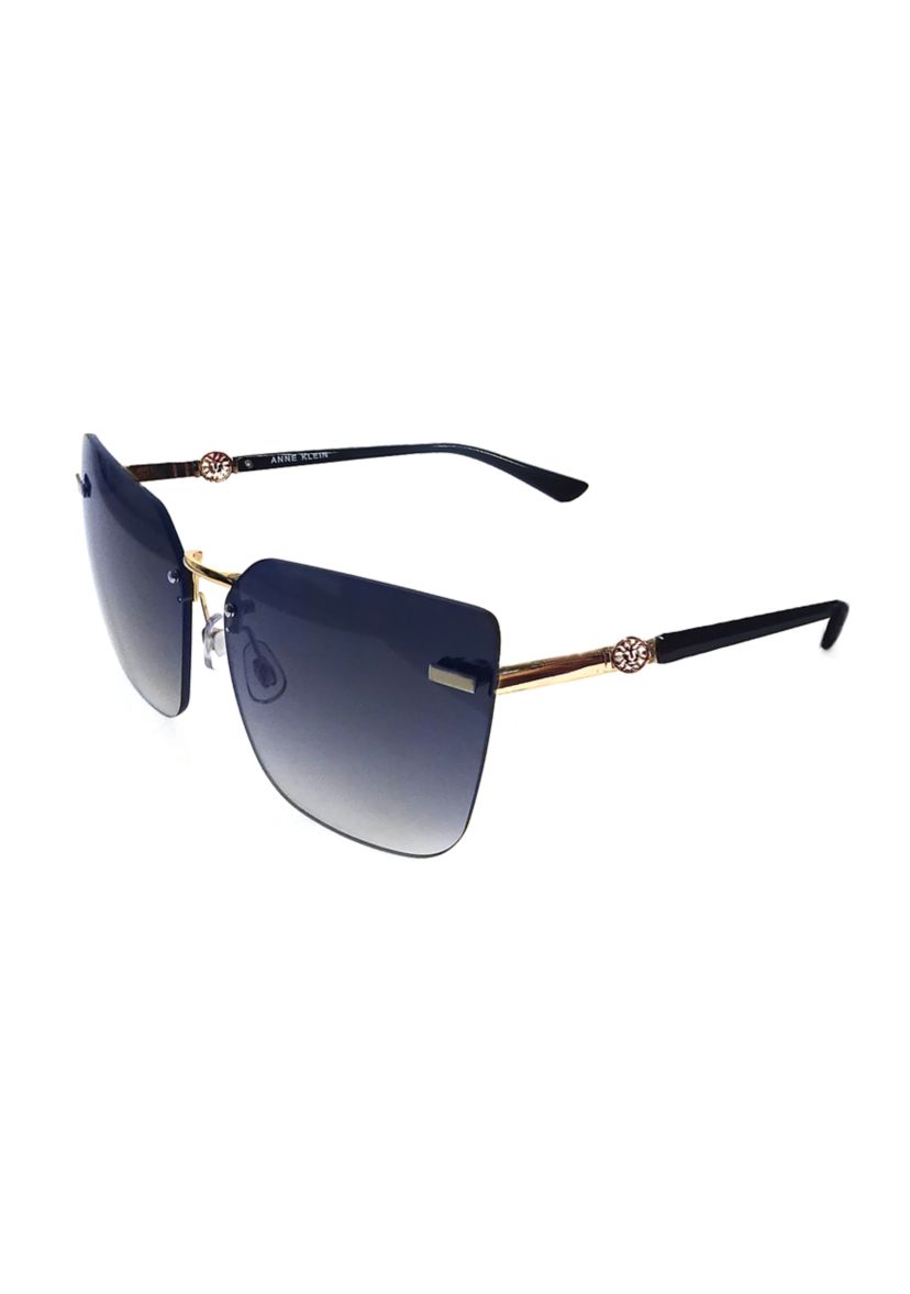 Rimless Butterfly Square Sunglasses 