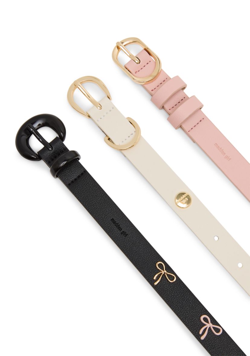 Madden Girl 3 for 1 Belt Set | Belk display picture 2