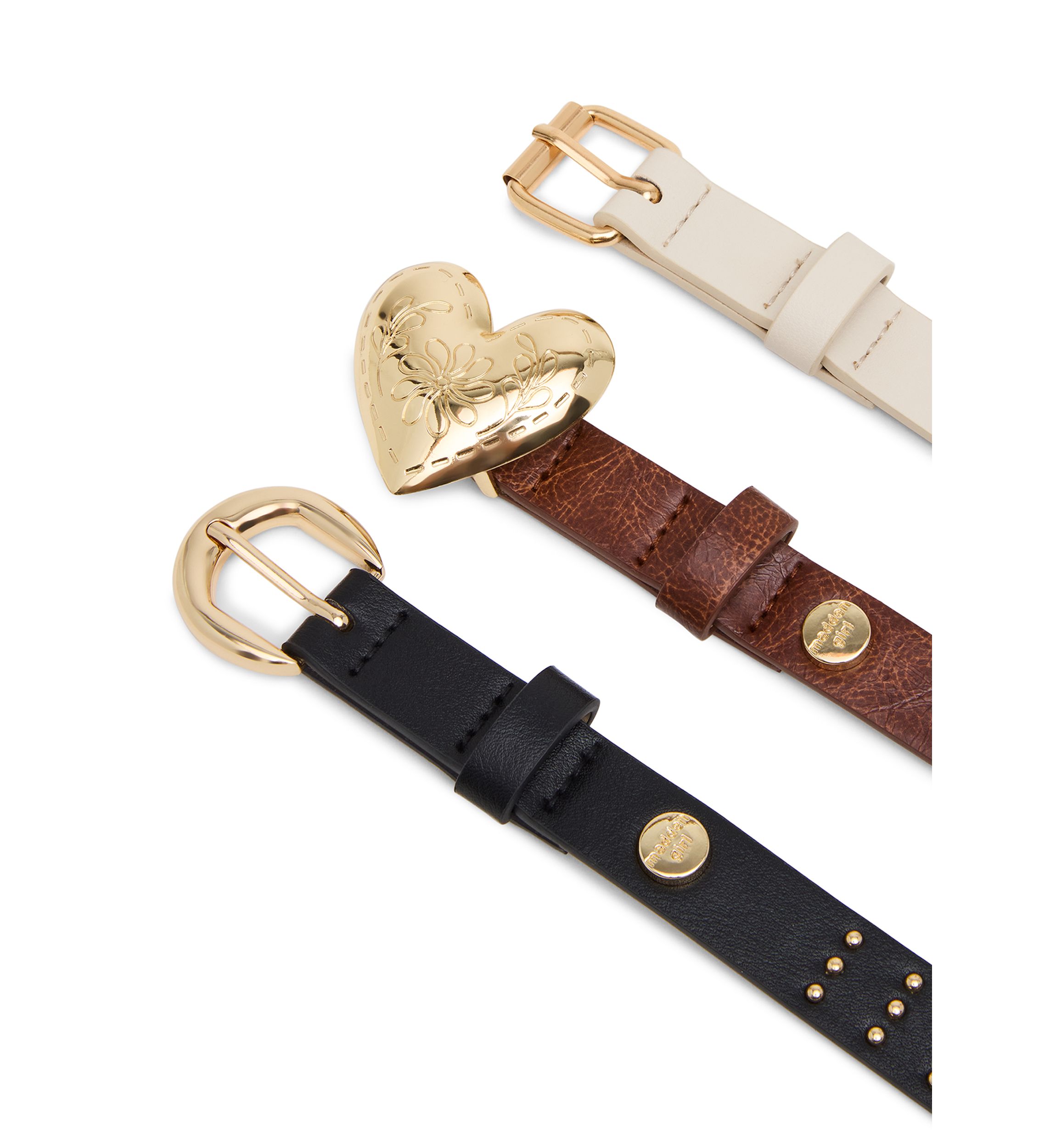 Madden Girl Heart Belt Set | Belk