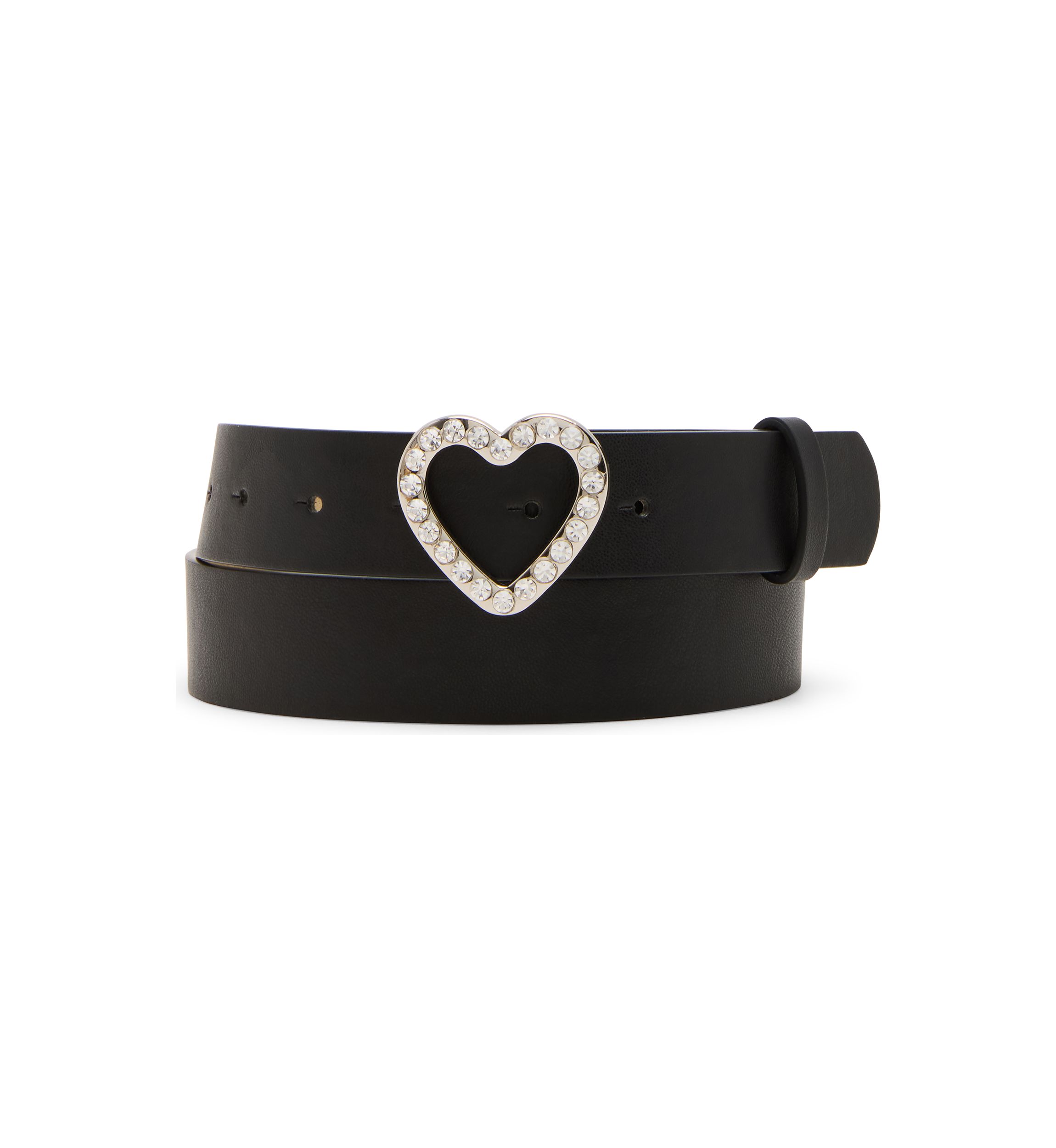 Pavé Heart Buckle Belt
