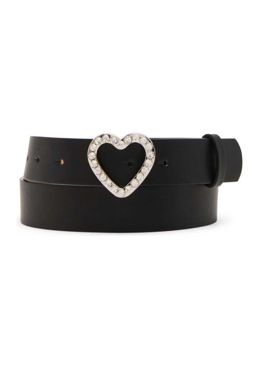 Pavé Heart Buckle Belt