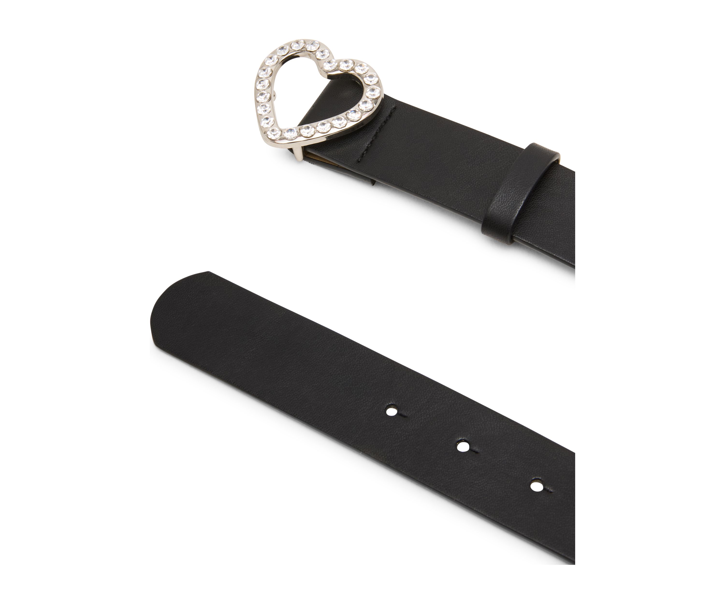 Pavé Heart Buckle Belt