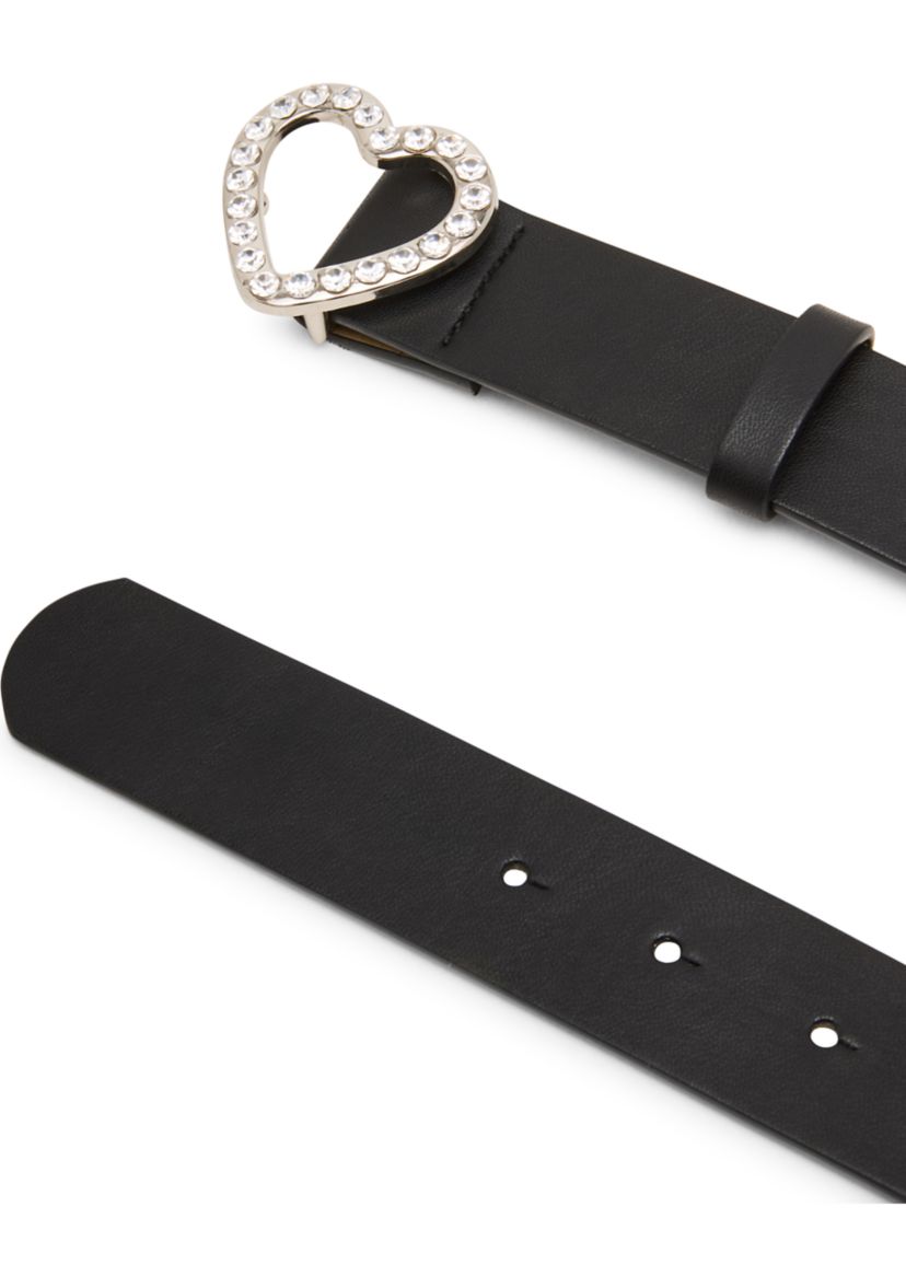 Pavé Heart Buckle Belt