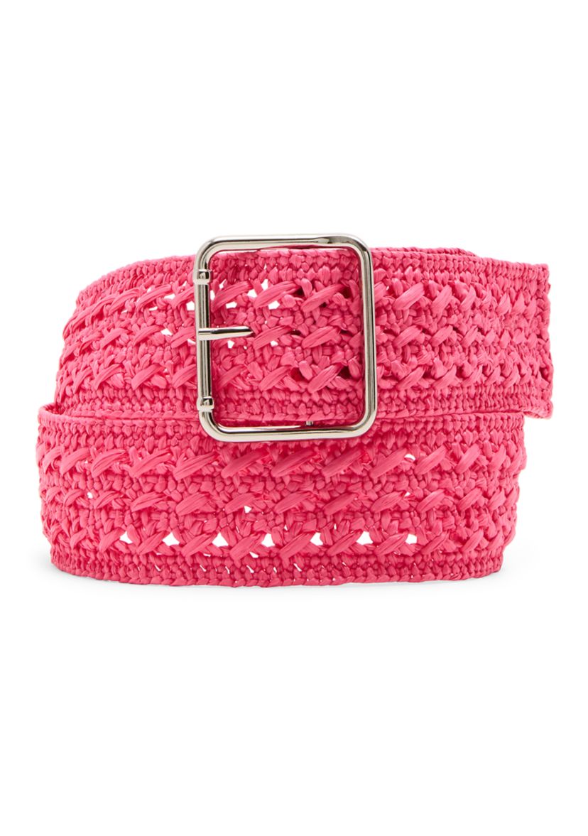 Crochet Straw Belt