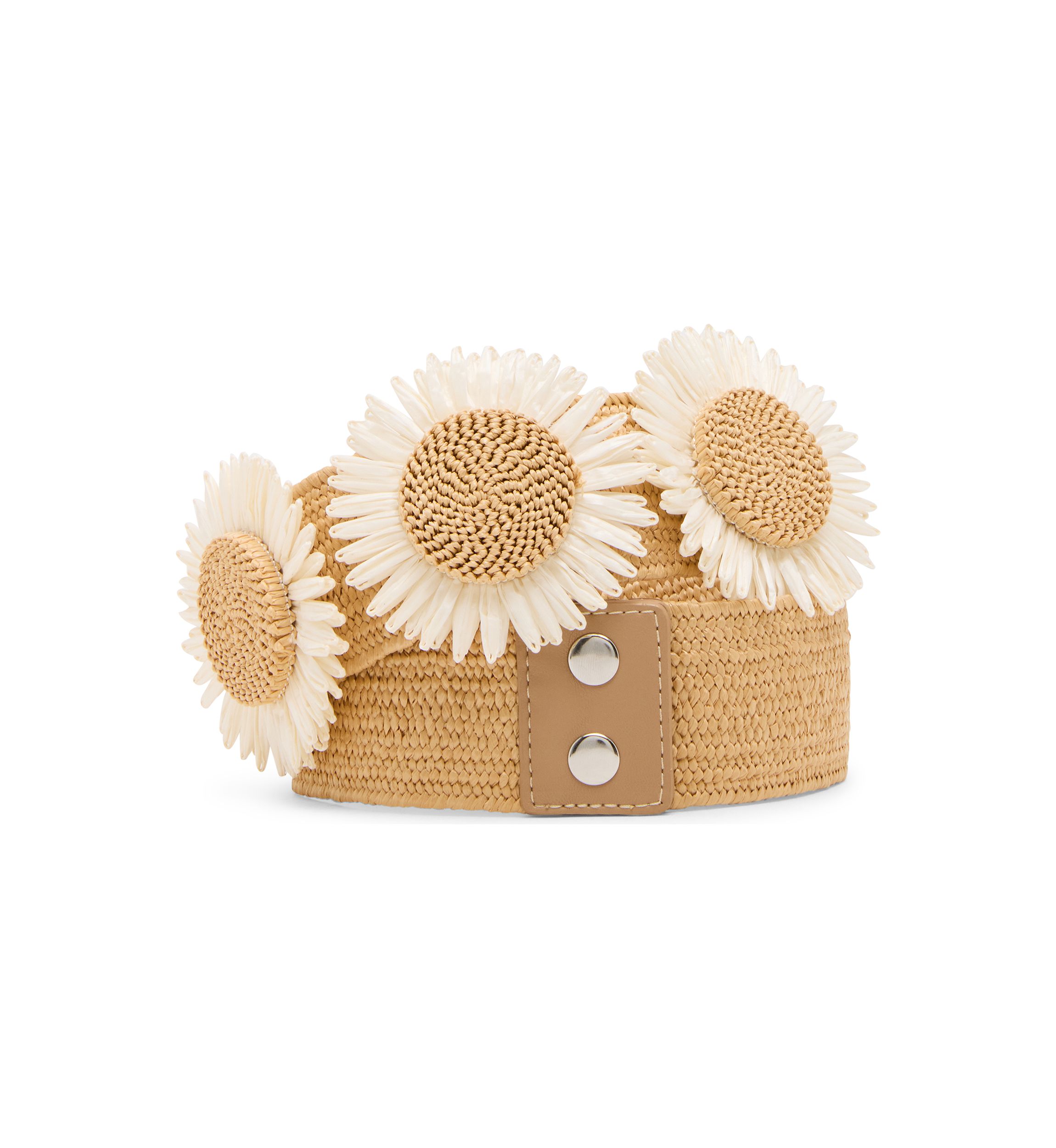 Straw Flower Stretch Belt