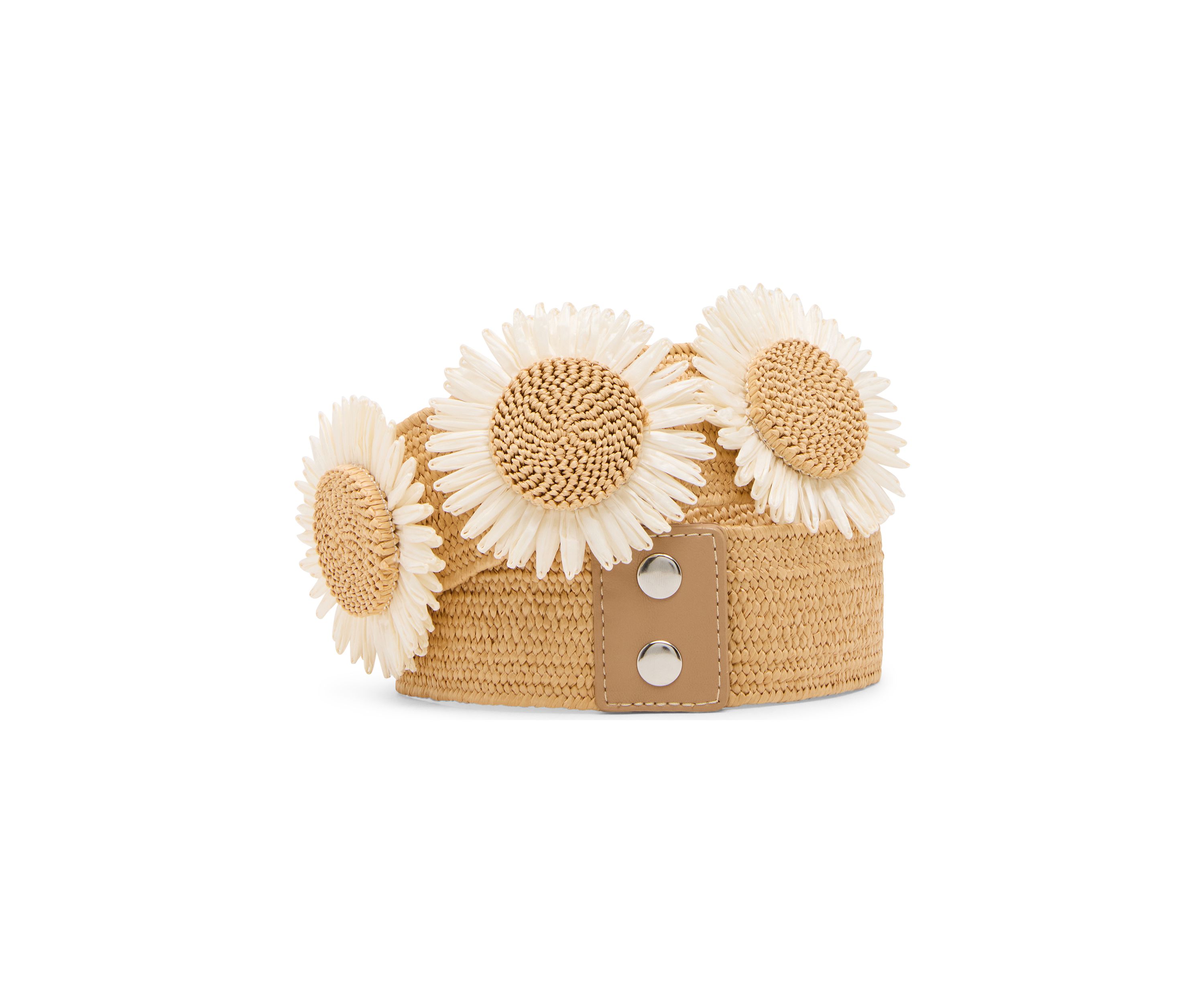 Straw Flower Stretch Belt