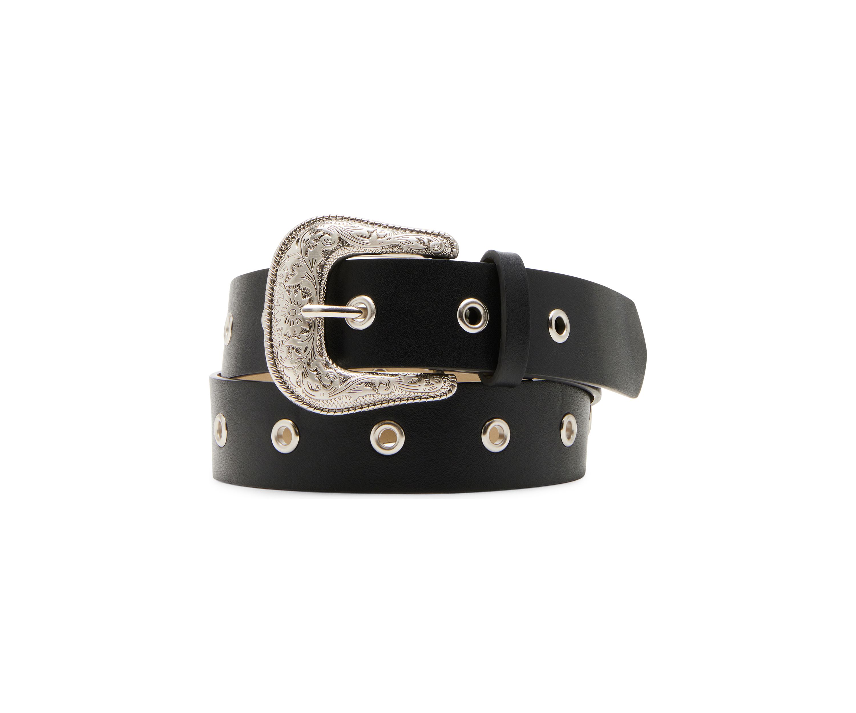 Western Buckle with Grommet Belt
