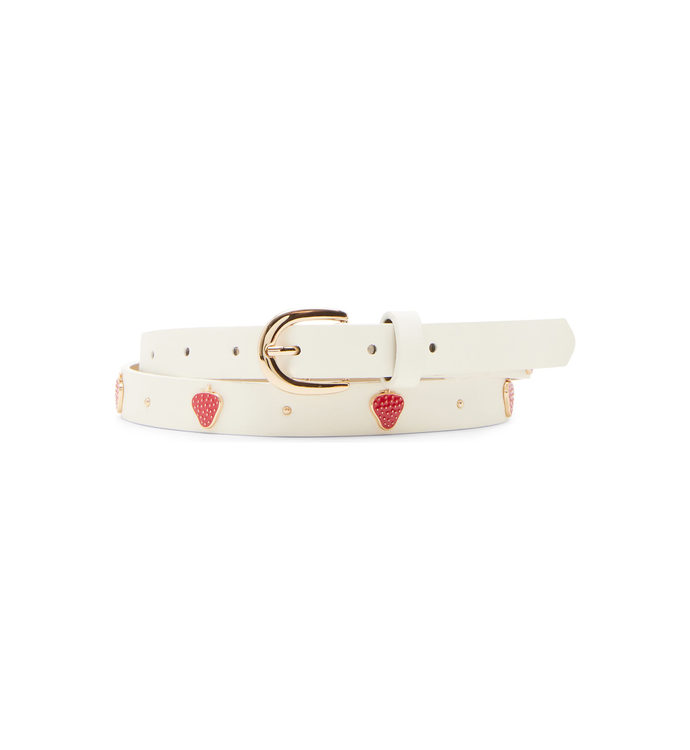 Heart Buckle, Strawberry Studded, and Full Perf 3-for-1 Belt  Set 