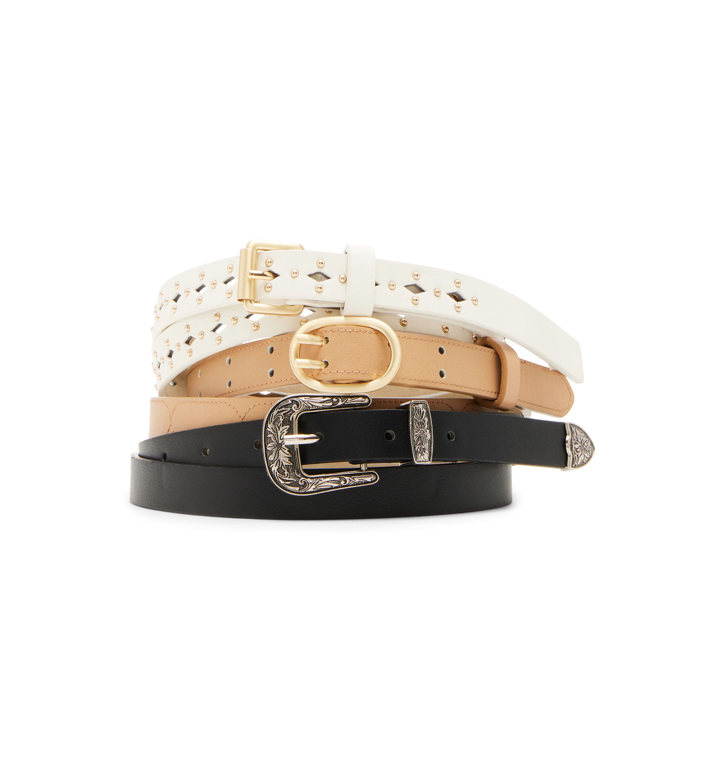 Western 3 for 1 Belt Set