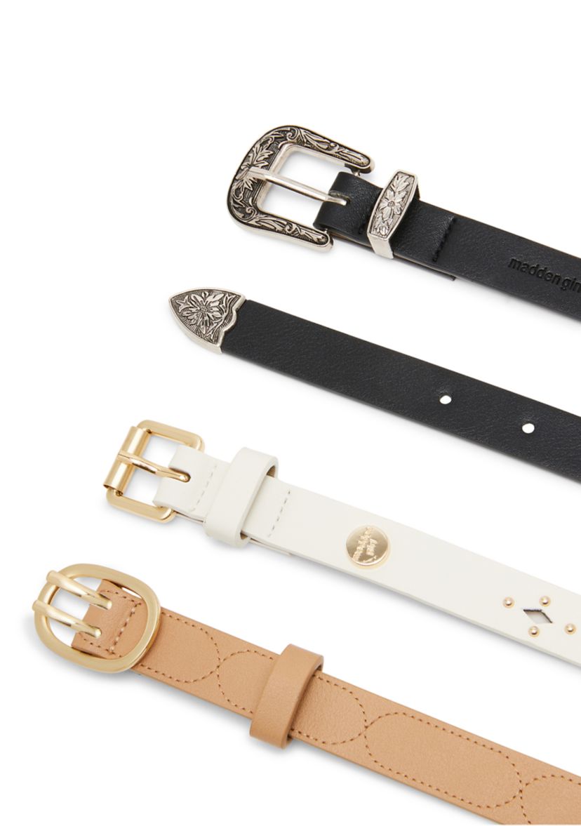 Western 3 for 1 Belt Set