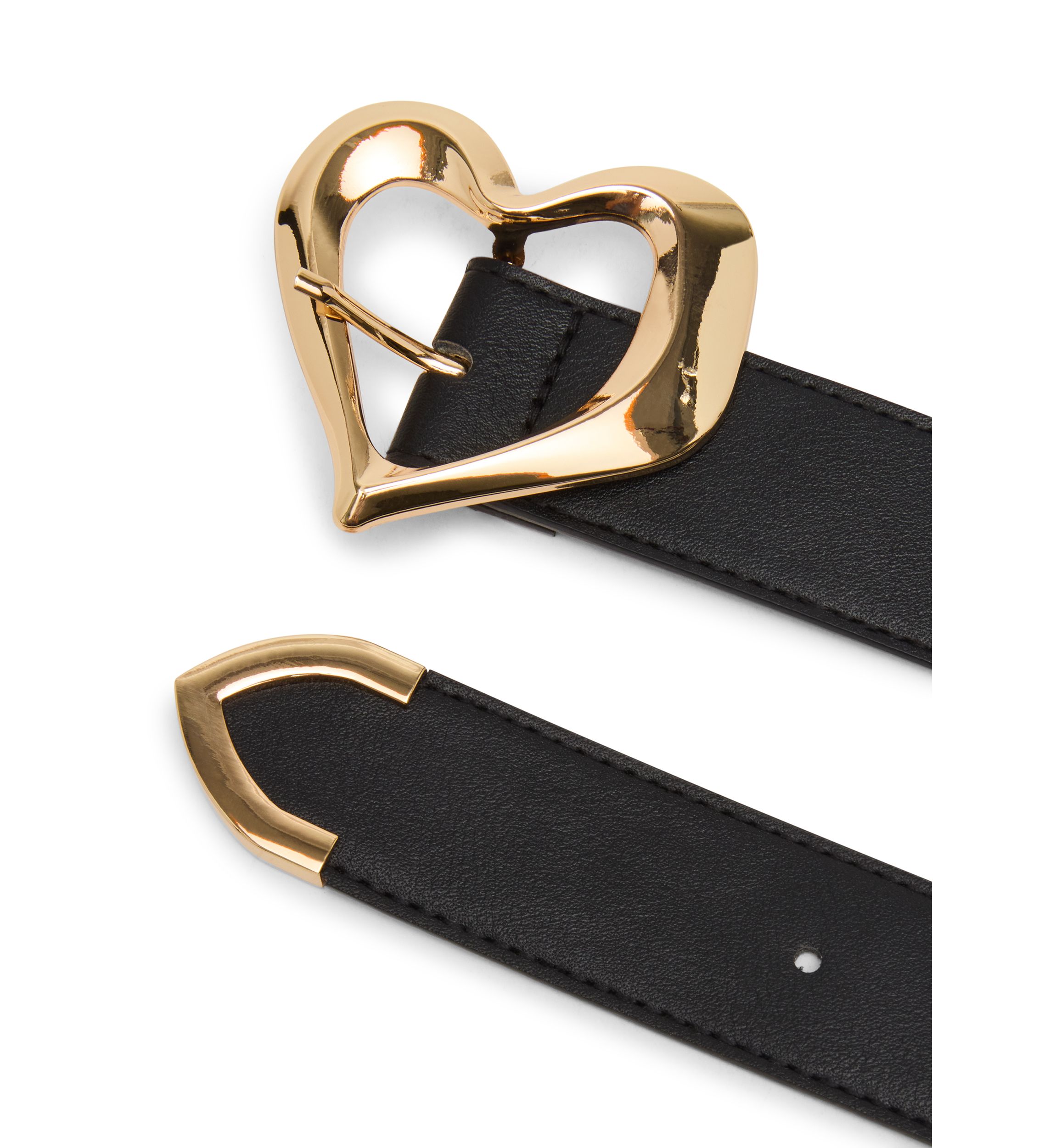 Asymmetric Heart Buckle Belt - 32mm