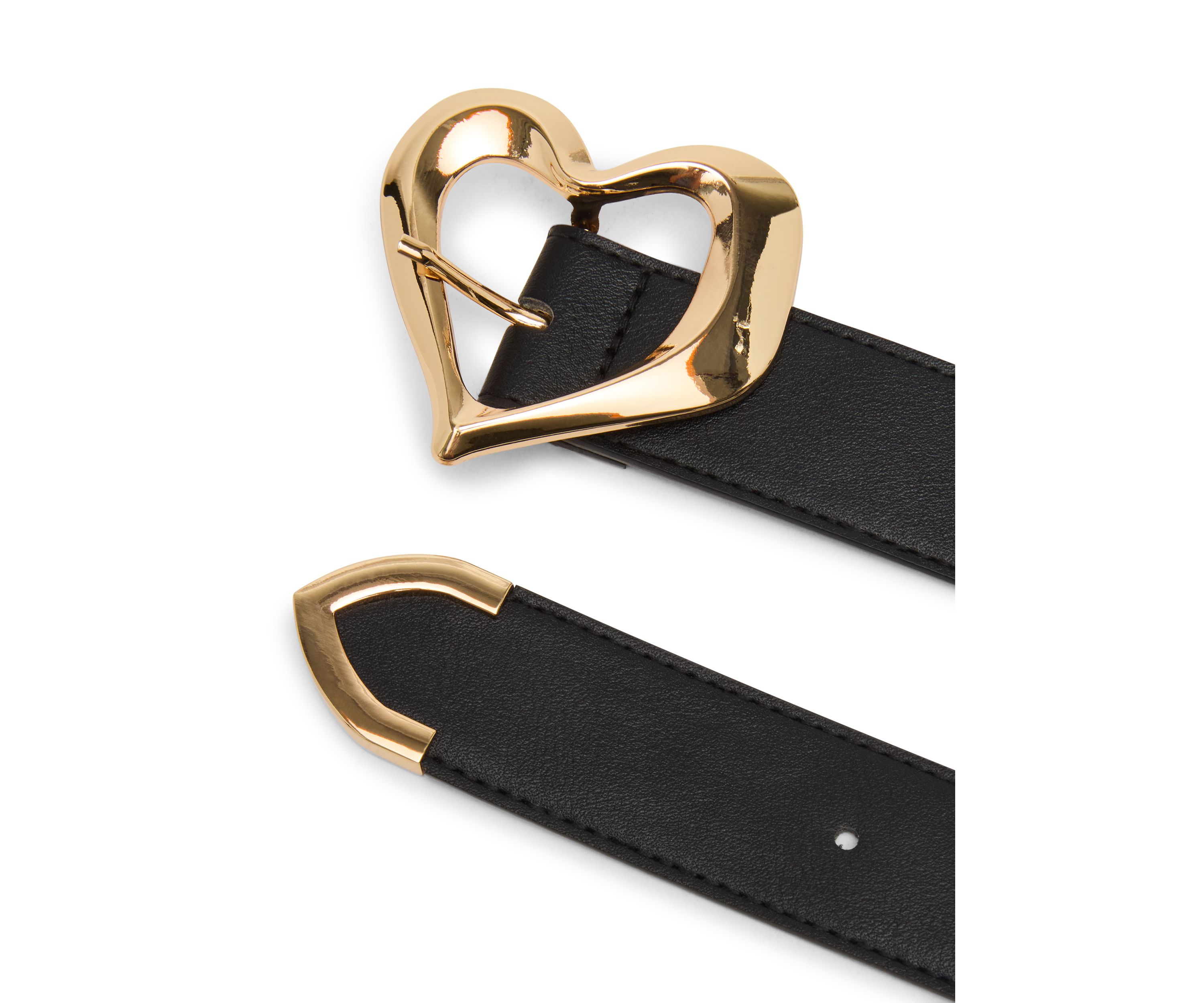 Asymmetric Heart Buckle Belt - 32mm