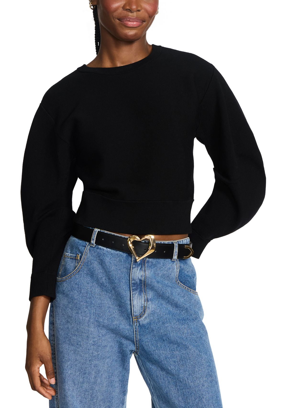 Asymmetric Heart Buckle Belt - 32mm