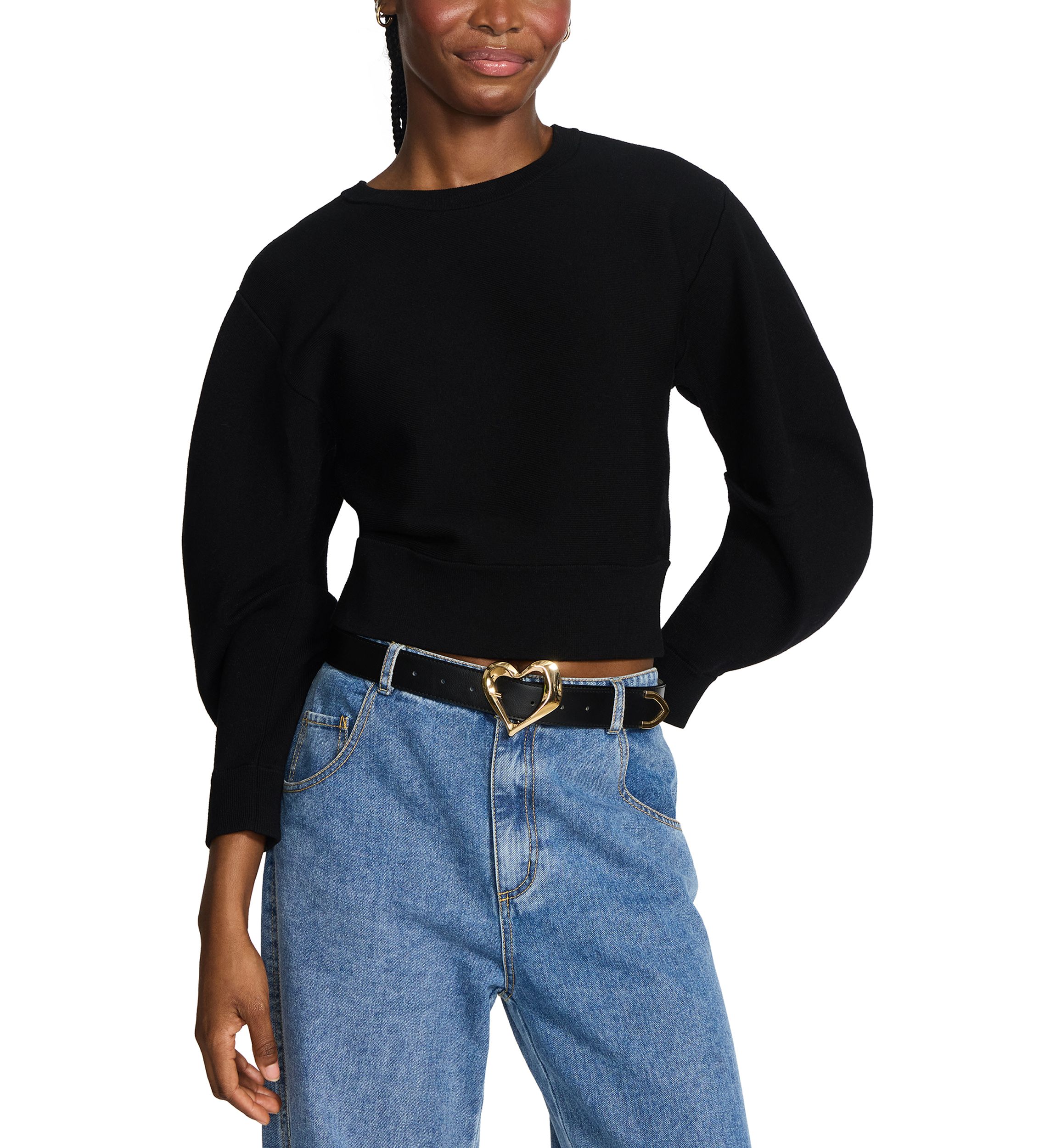 Asymmetric Heart Buckle Belt - 32mm