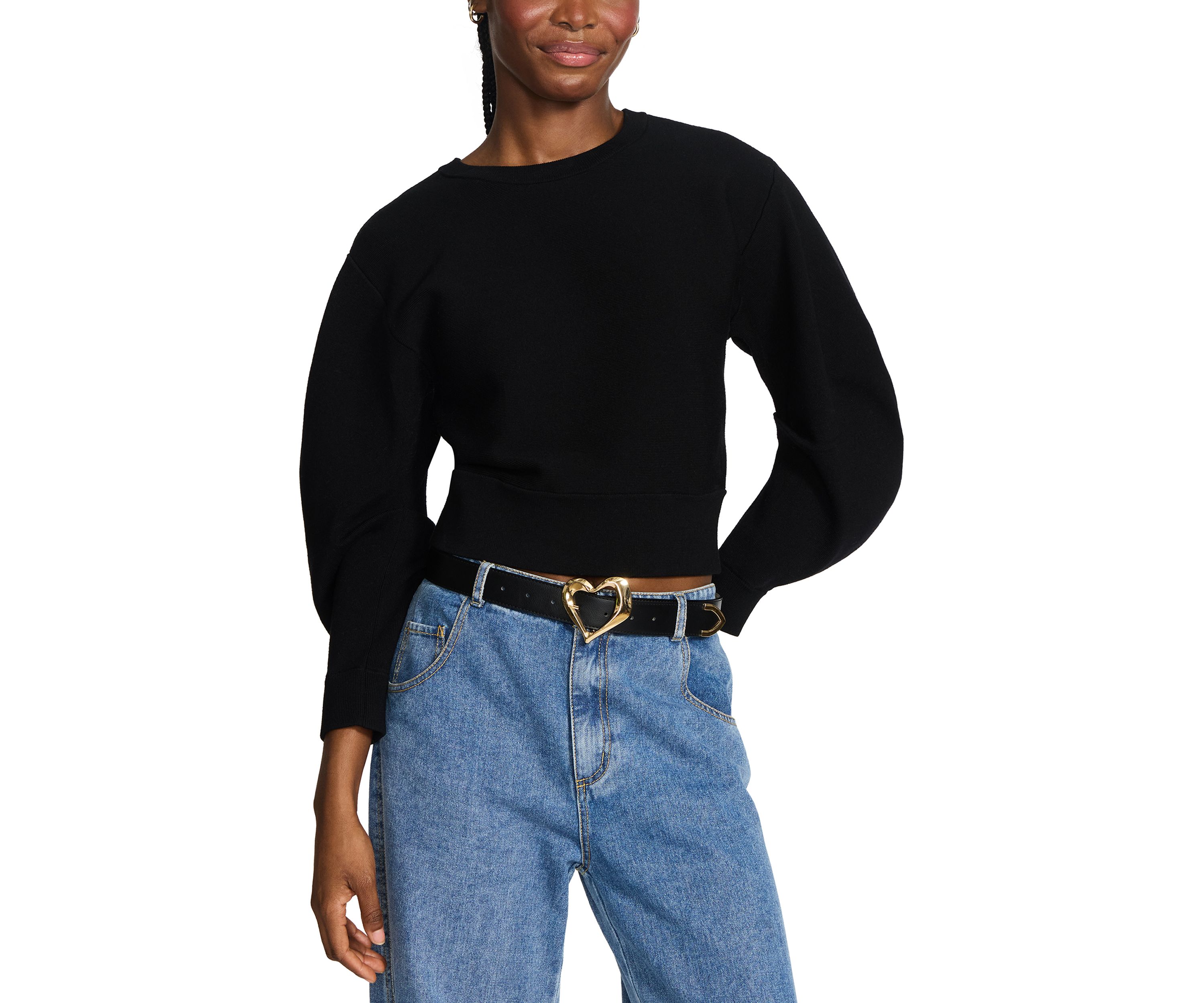 Asymmetric Heart Buckle Belt - 32mm