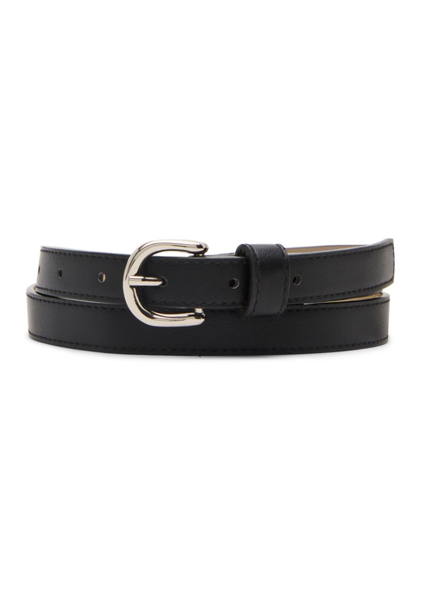 Polyurethane Pants + Heart Stud + Black Out Bucket - Fully Perforated Belt Set