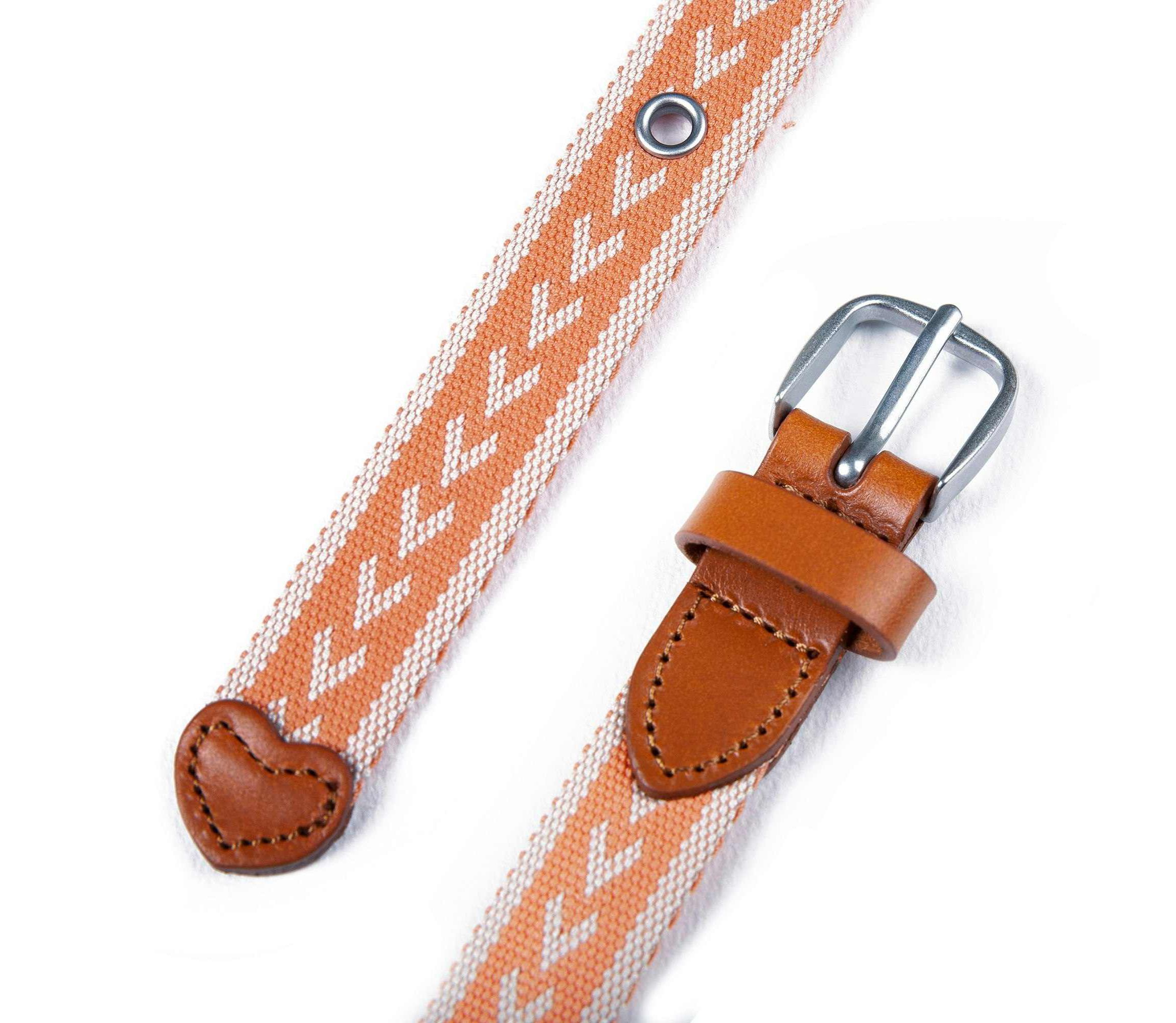 Cascade Woven Belt with Metal Buckle