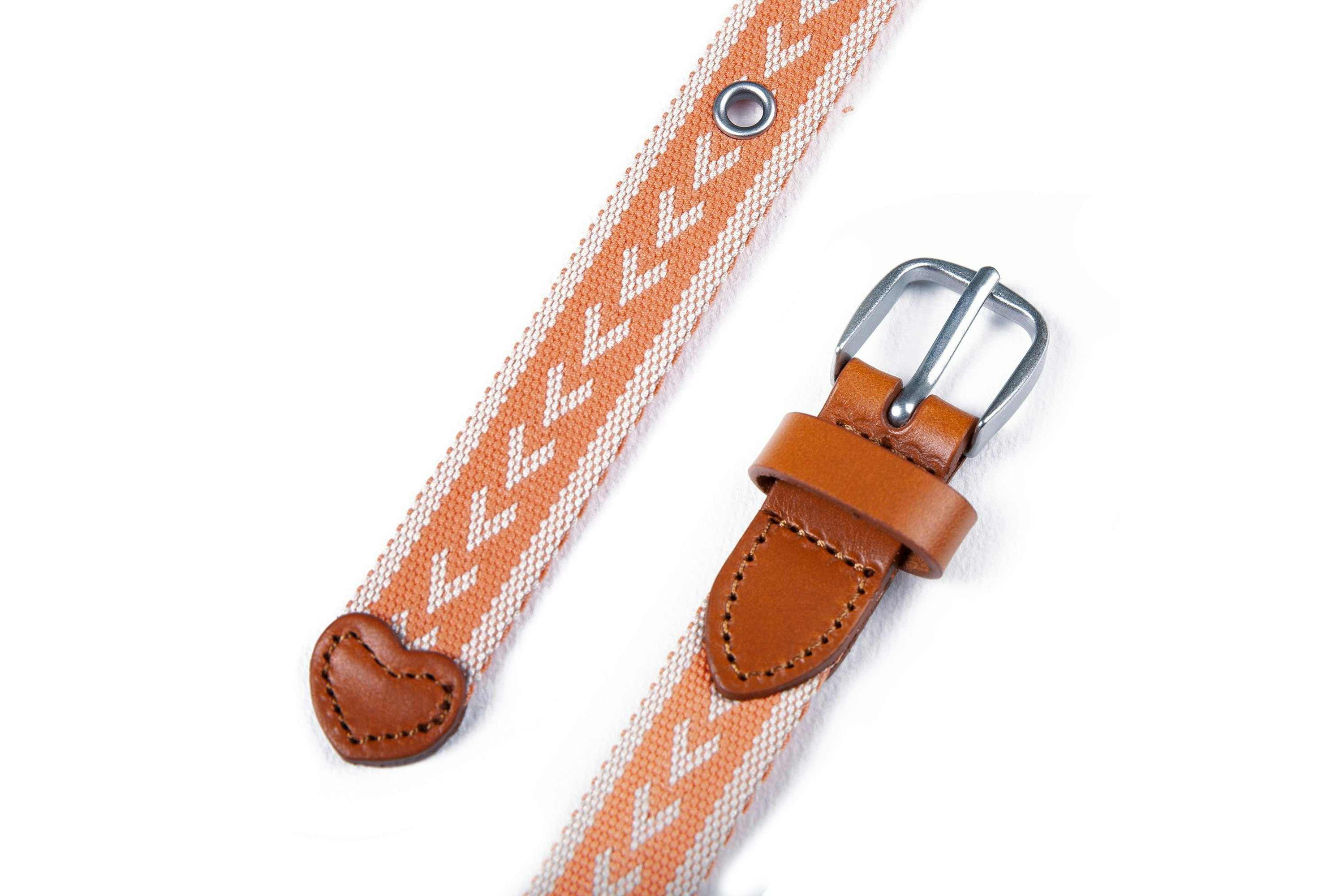 Cascade Woven Belt with Metal Buckle
