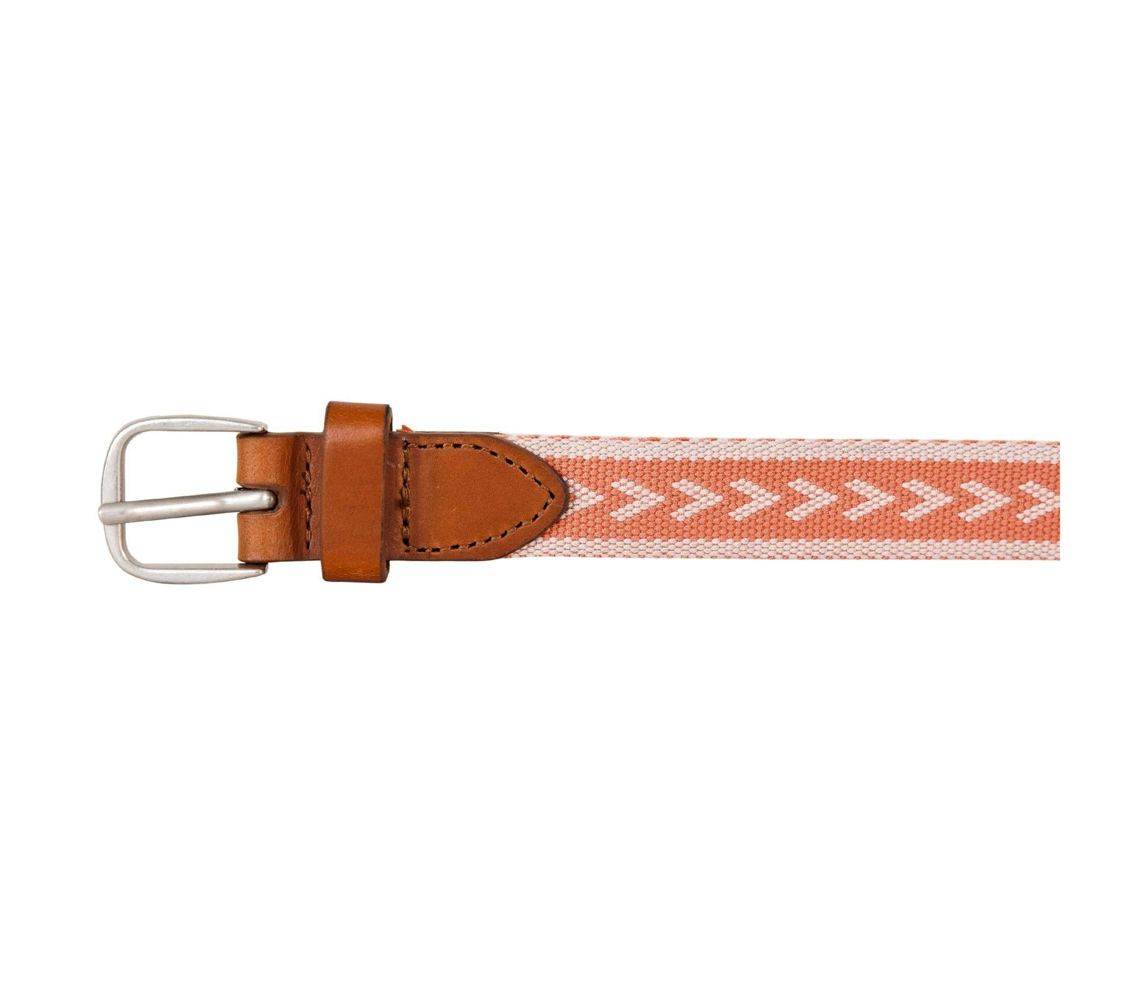 Cascade Woven Belt with Metal Buckle