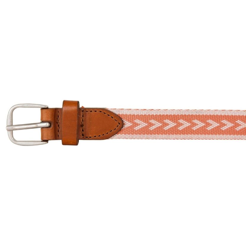 Cascade Woven Belt with Metal Buckle