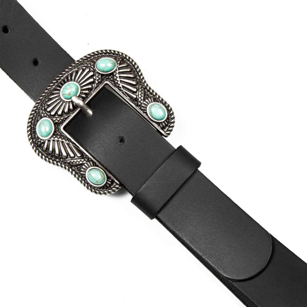 Turquoise Western Buckle Set