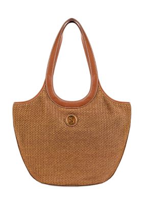 Sam & Libby Raffia Tote Bag