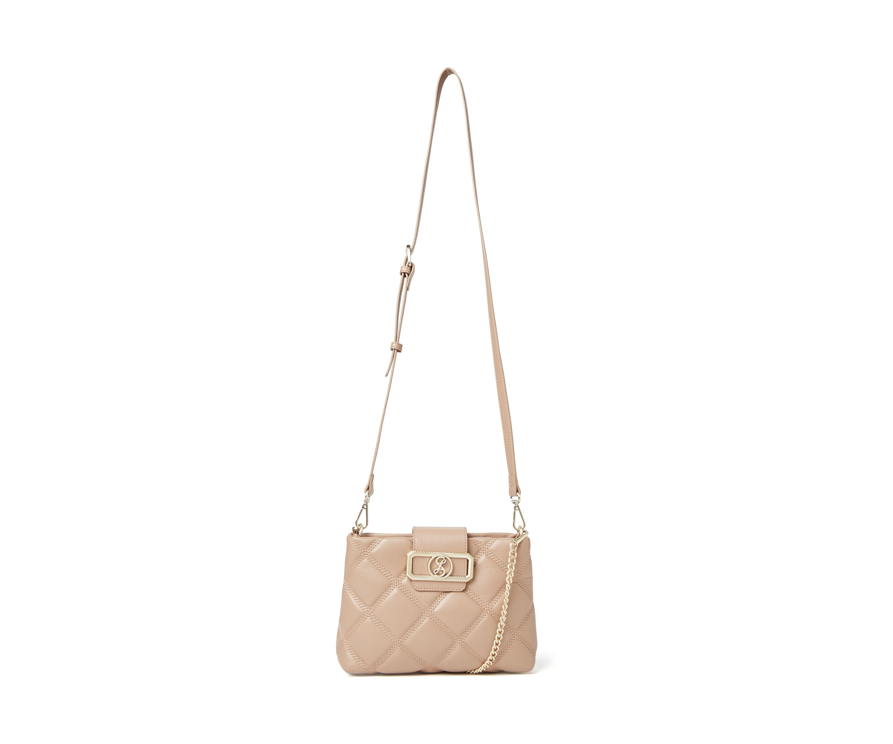 Quilted Chain Strap Crossbody 