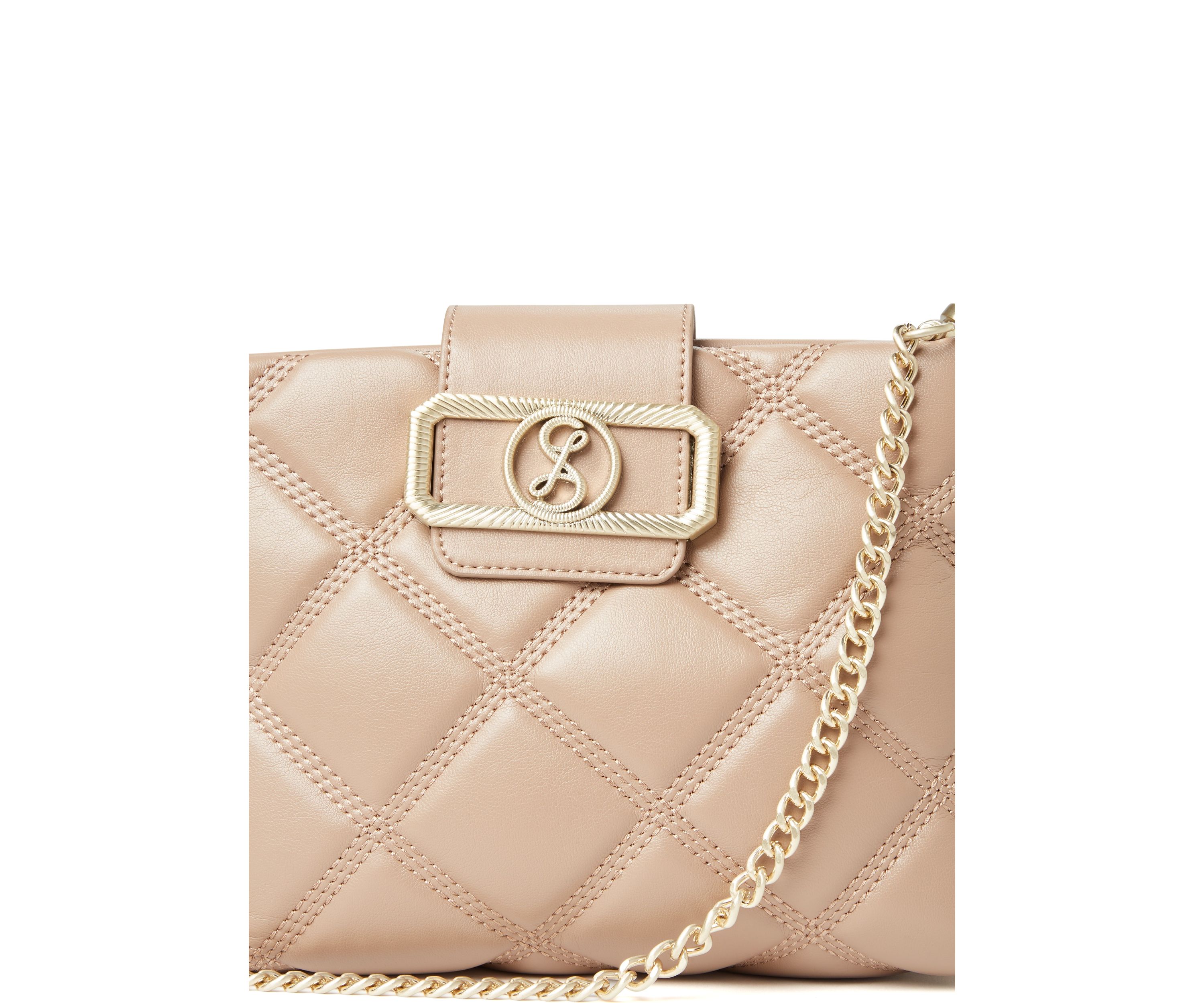 Quilted Chain Strap Crossbody 