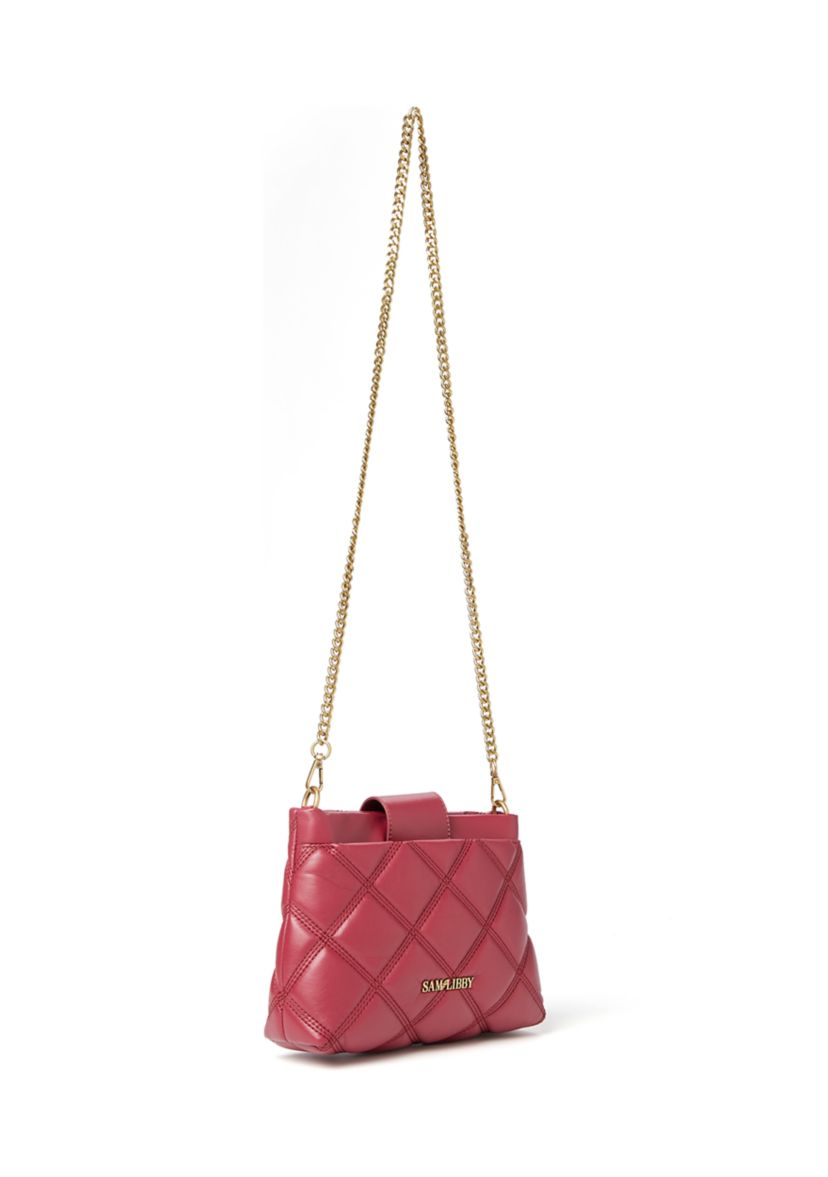 Quilted Chain Strap Crossbody 