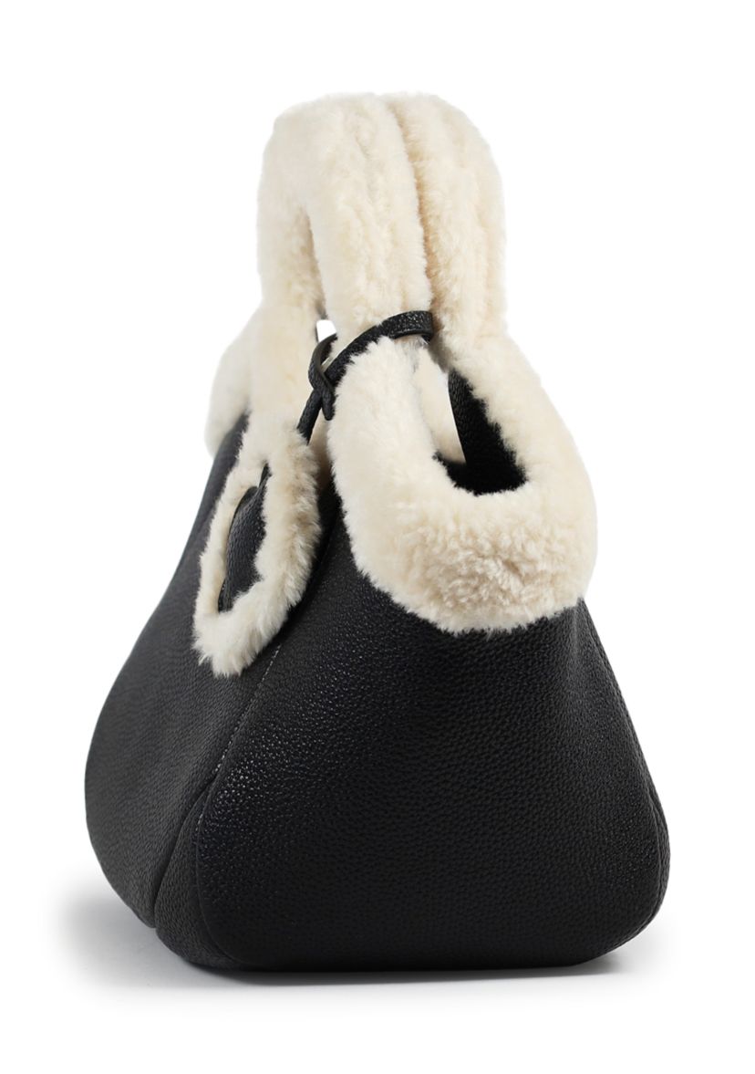 Willow Small Sherling Handle Crossbody Tote