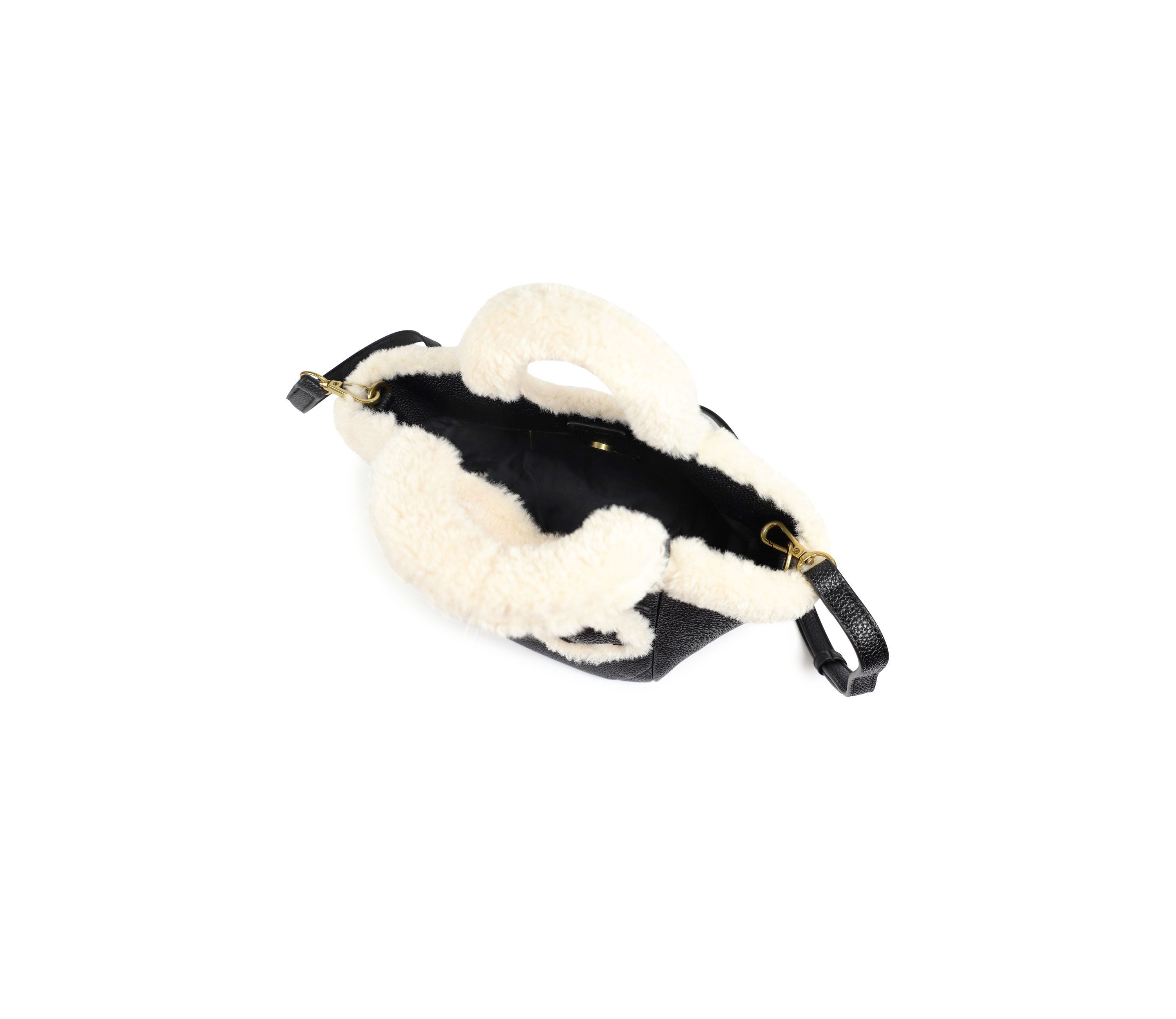 Willow Small Sherling Handle Crossbody Tote