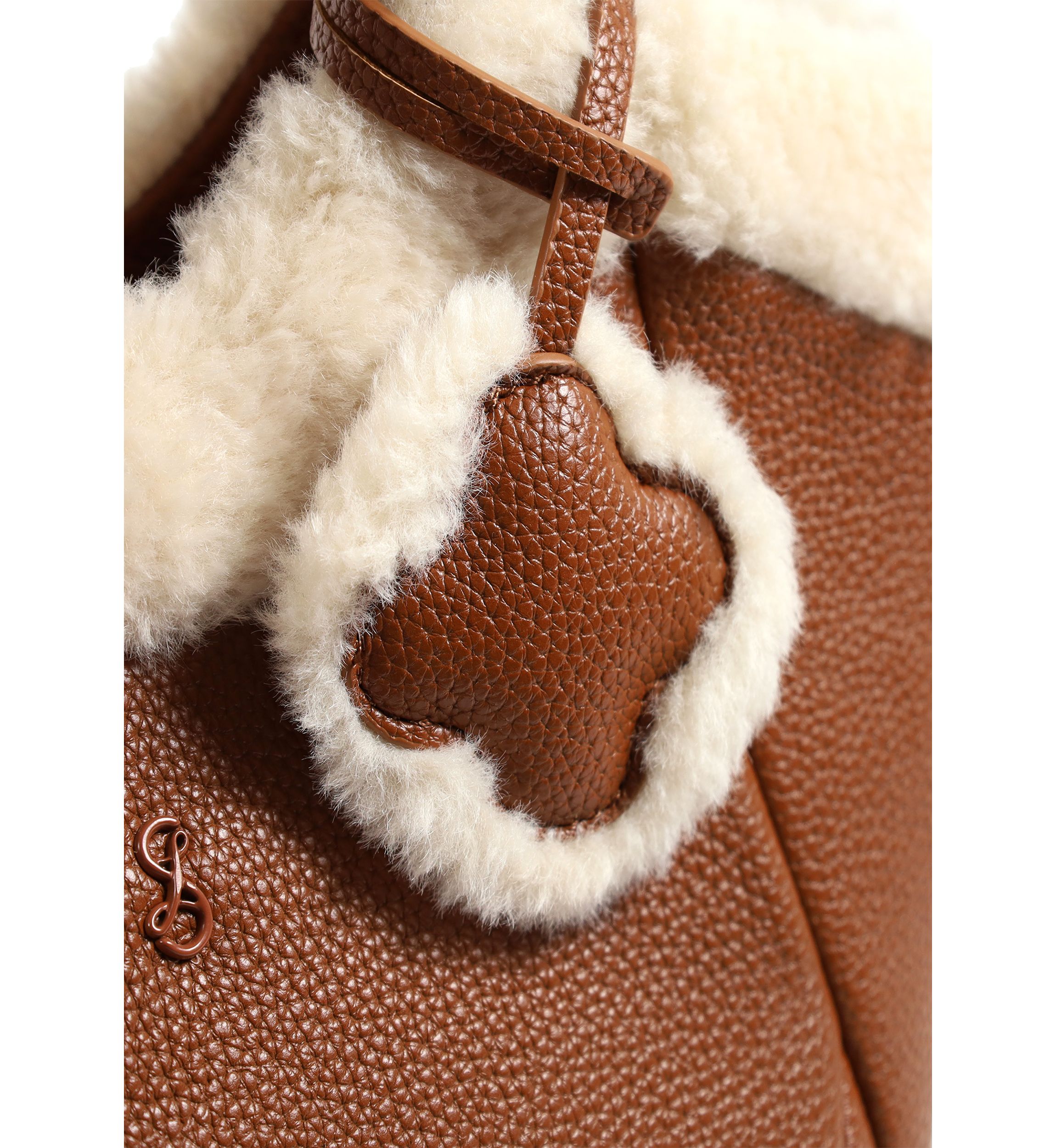 Willow Small Sherling Handle Crossbody Tote 