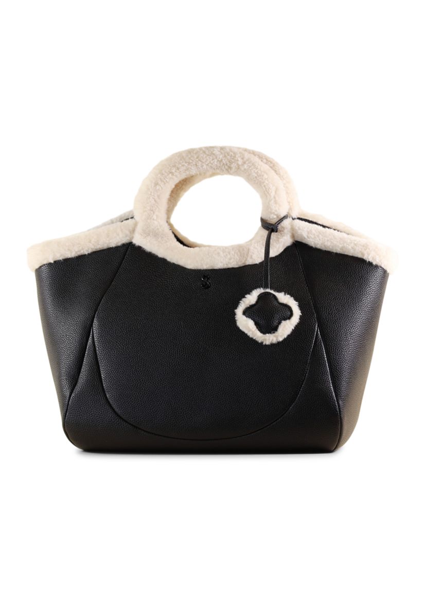 Willow Large Shearling Handle Tote