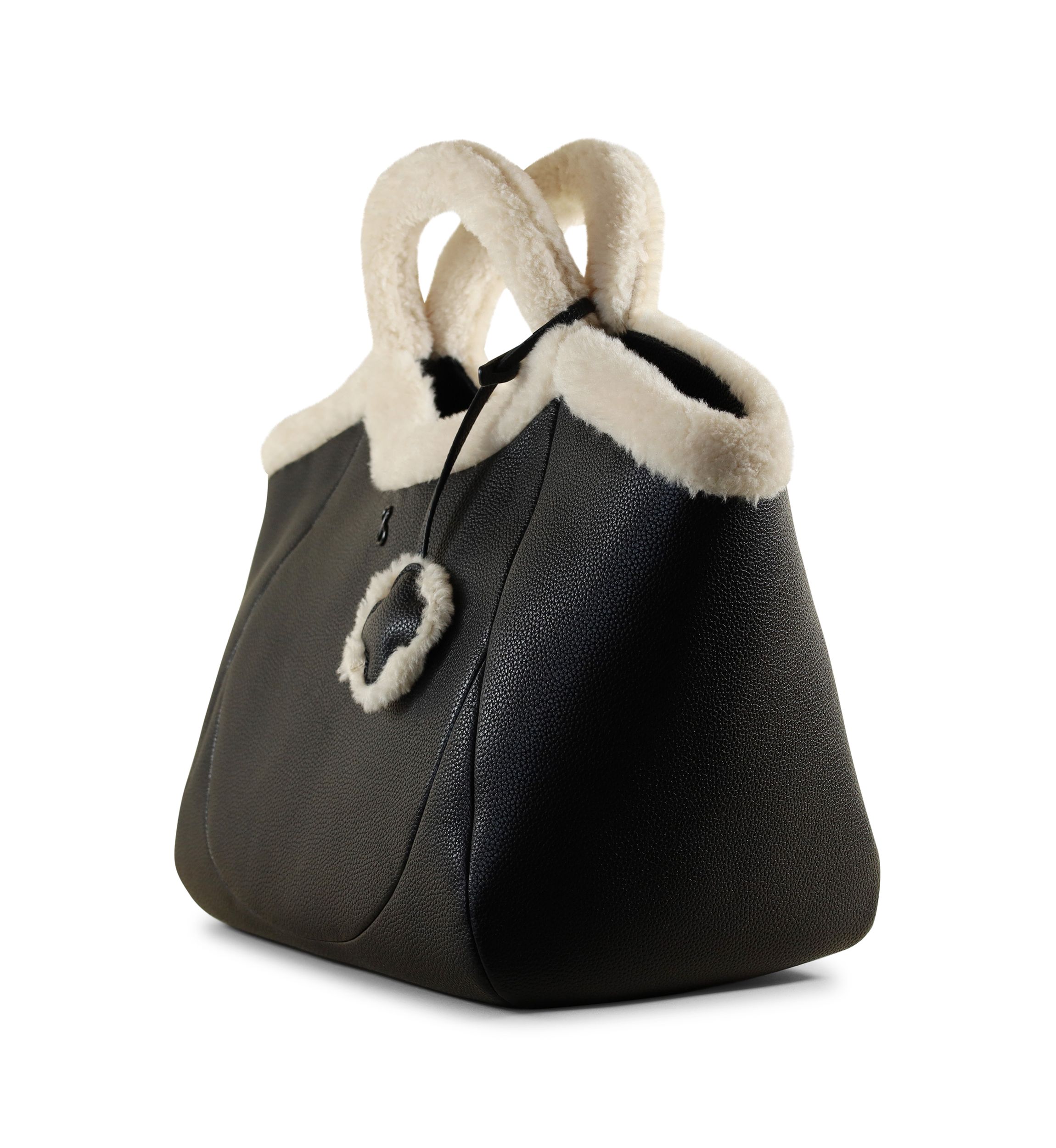 Willow Large Shearling Handle Tote