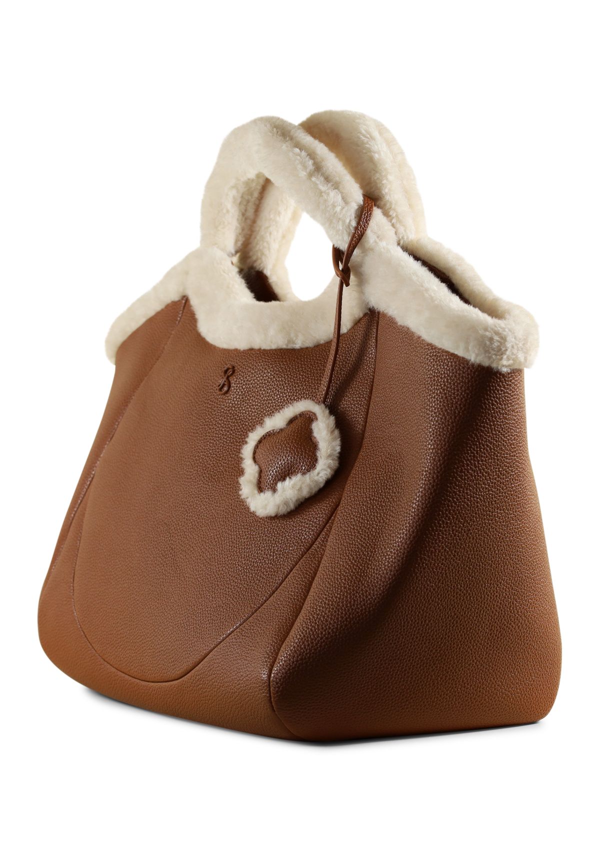 Willow Large Shearling Handle Tote