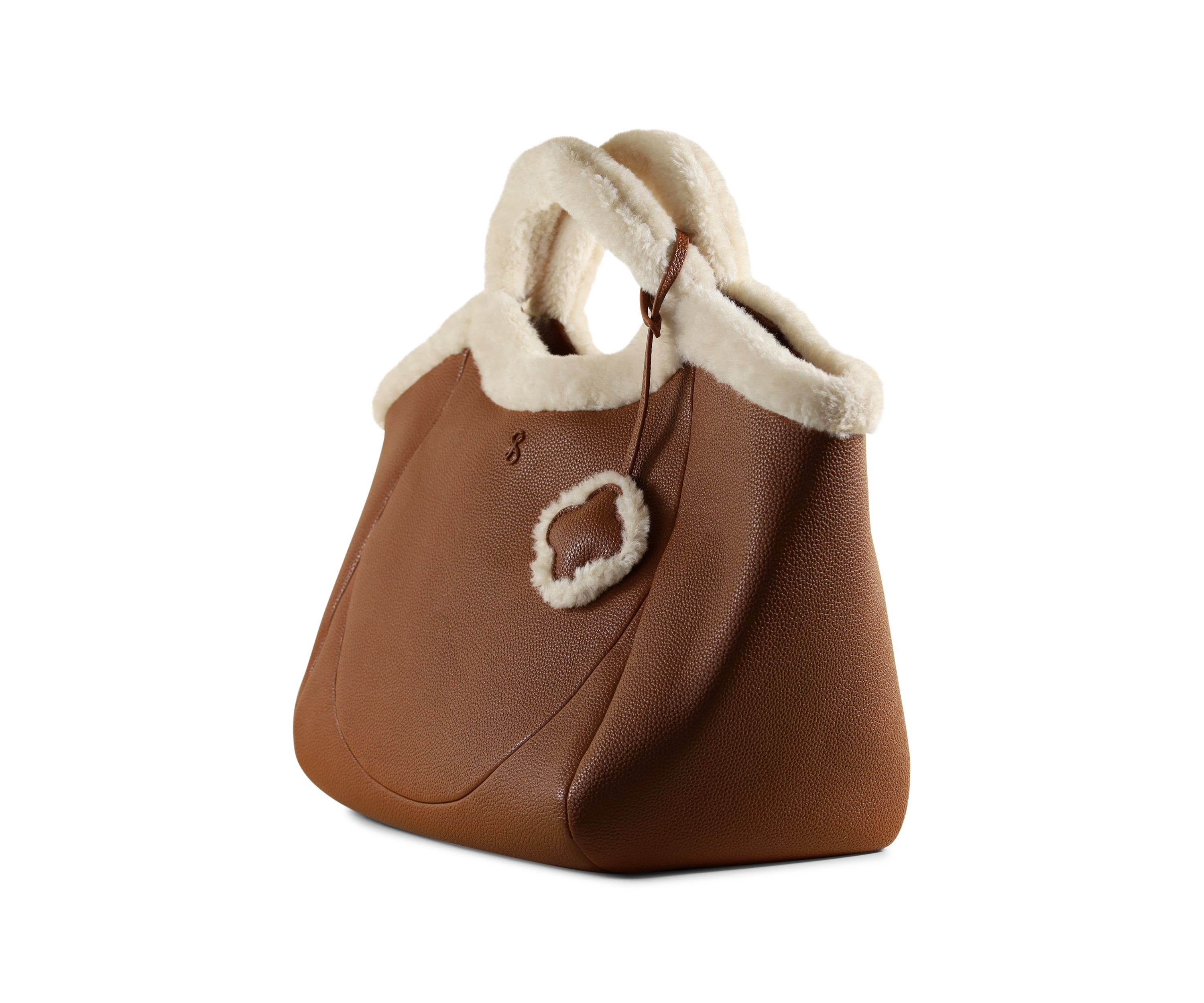 Willow Large Shearling Handle Tote
