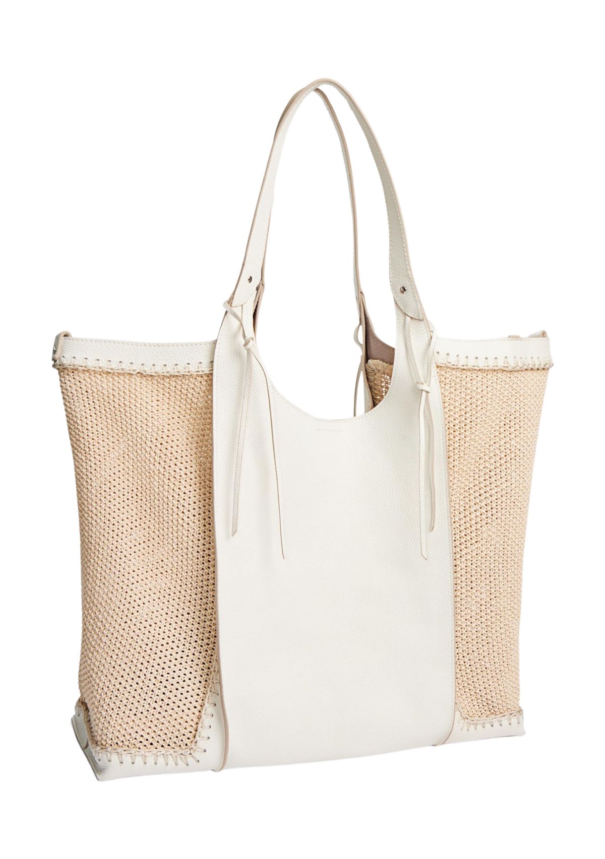 Sylvia Tobo Raffia Bag