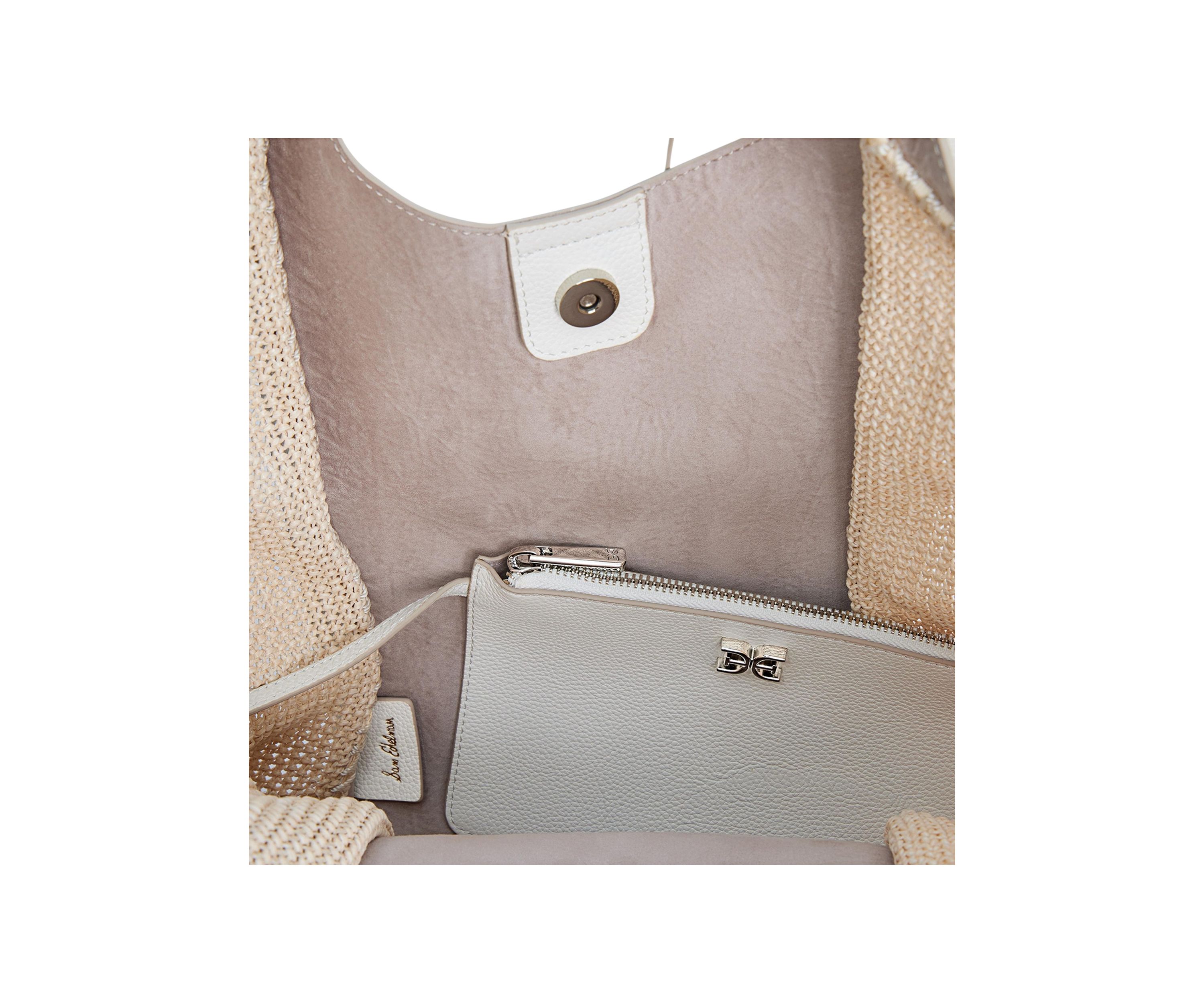 Sylvia Tobo Raffia Bag